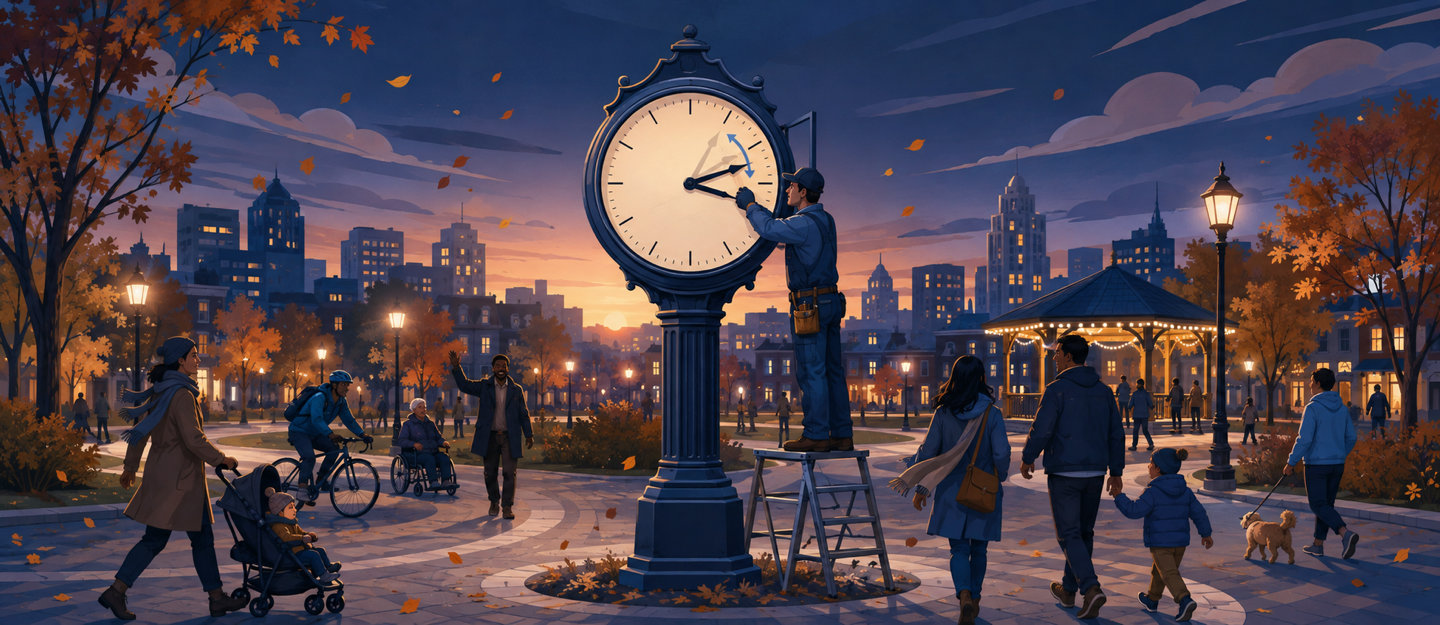 Daylight Saving Time ends