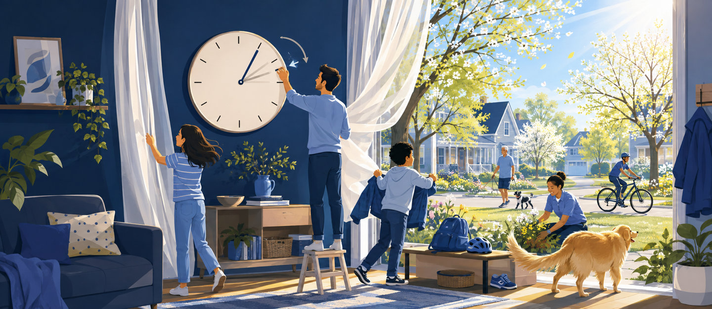 Daylight Saving Time starts